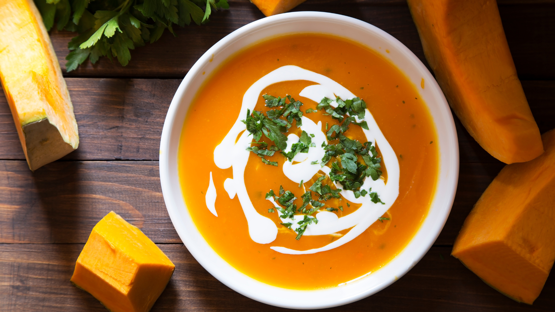 Kürbiscremesuppe